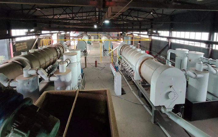 Biocarbon processing equipment